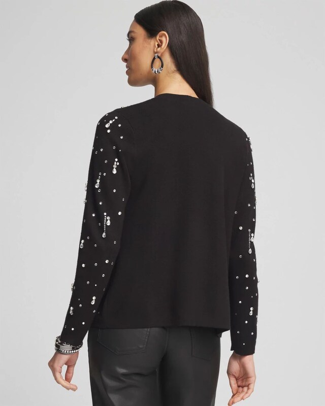 Embellished Long-sleeve Cardigan - image 3